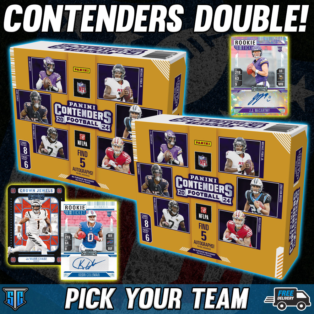 Break 720 - NFL - Contenders Hobby Double! - PICK YOUR TEAM