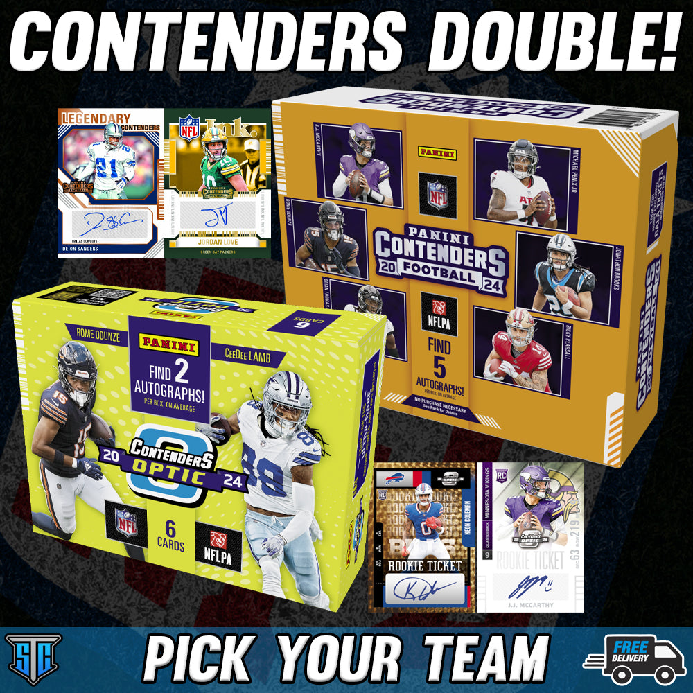 Break 728 - NFL - Contenders Double! - PICK YOUR TEAM