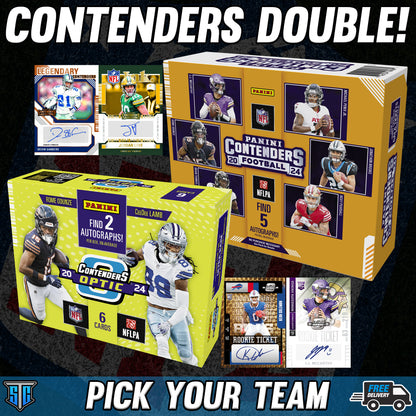 Break 728 - NFL - Contenders Double! - PICK YOUR TEAM