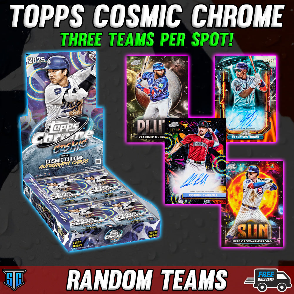 Break 1238 - MLB - Topps Chrome Cosmic - THREE TEAMS PER SPOT!