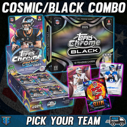 Break 1927 - NFL - Chrome Cosmic/Black Combo - PICK YOUR TEAM