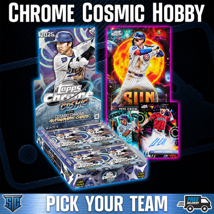 Break 2132 - MLB - Cosmic Chrome Hobby - PICK YOUR TEAM