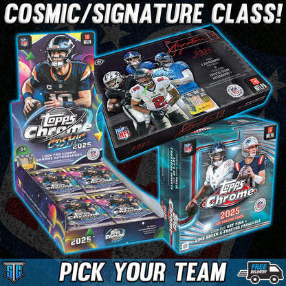 Break 1824 - NFL - Cosmic/Signature Class Combo - PICK YOUR TEAM