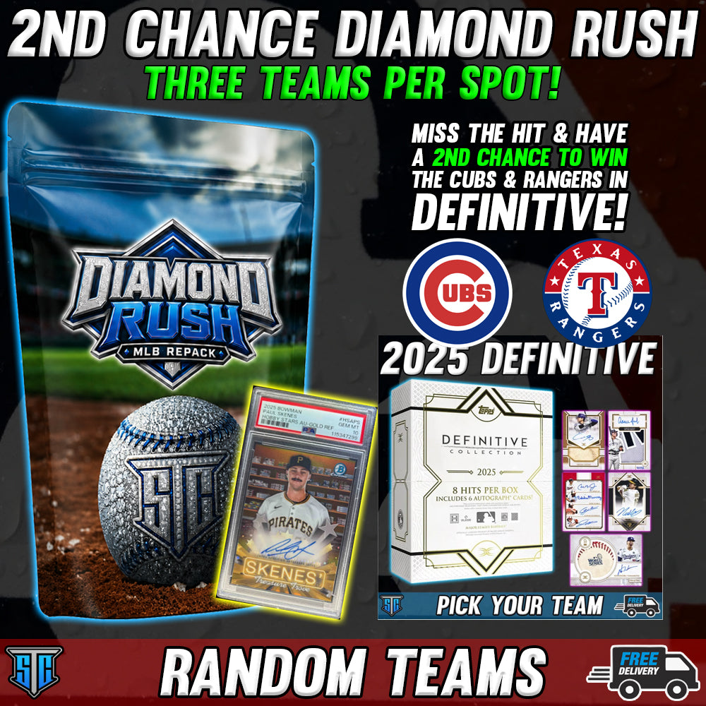 Break 1862 - MLB - 2nd Chance Diamond Rush! - THREE TEAMS PER SPOT!