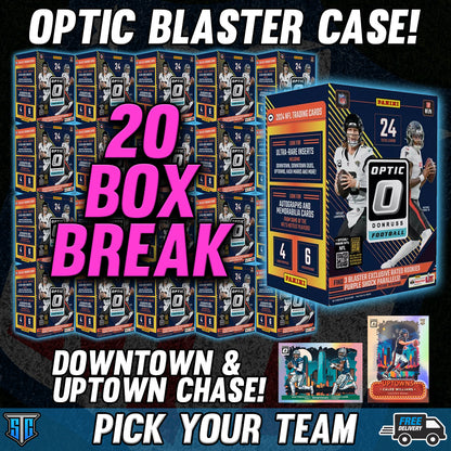 Break 543 - NFL - 20 Box Optic CASE BREAK! - PICK YOUR TEAM