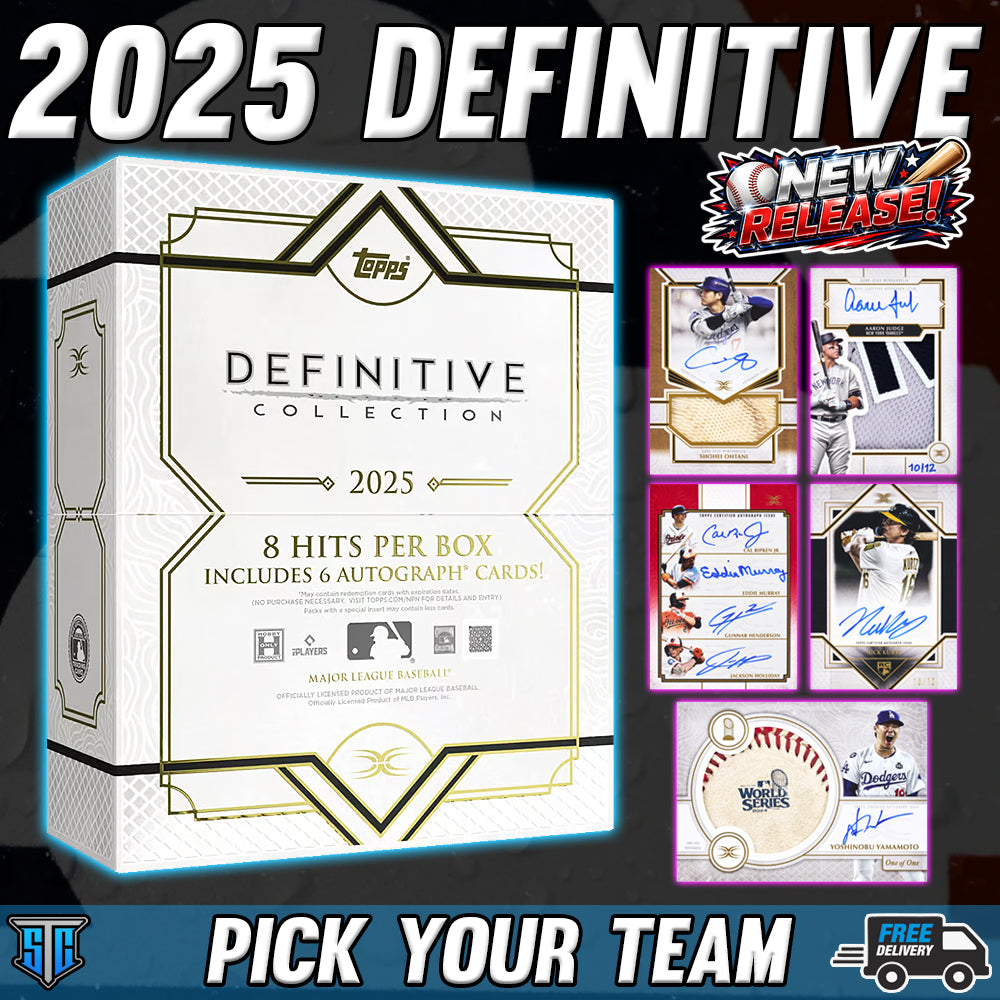 Break 1669 - MLB - 2025 Topps Definitive BOX 2! - PICK YOUR TEAM