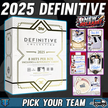 Break 1669 - MLB - 2025 Topps Definitive BOX 2! - PICK YOUR TEAM