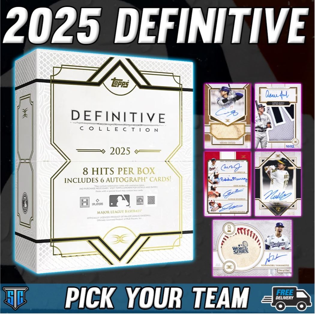 Break 1855 - MLB - 2025 Topps Definitive - PICK YOUR TEAM