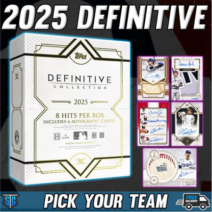 Break 1855 - MLB - 2025 Topps Definitive - PICK YOUR TEAM