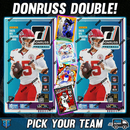 Break 996 - NFL - Donruss Hobby Double - PICK YOUR TEAM