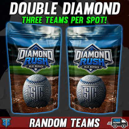 Break 1873 - MLB - Diamond Rush Double - THREE TEAMS PER SPOT!