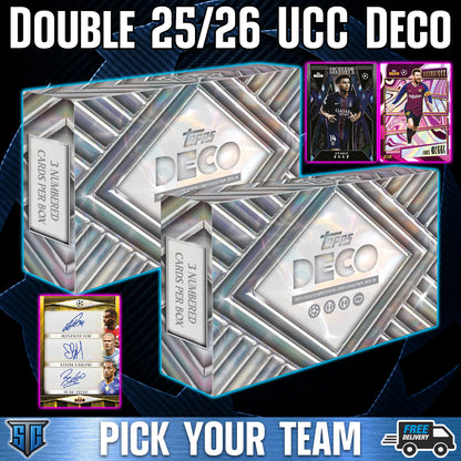 Break 2131 - SOCCER - 25-26 Double Deco - PICK YOUR TEAM