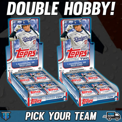 Break 703 - MLB - Series Two Double Hobby! - PICK YOUR TEAM
