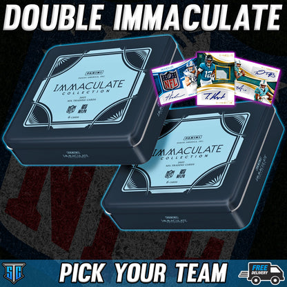 Break 1439 - NFL - Double Immaculate - PICK YOUR TEAM