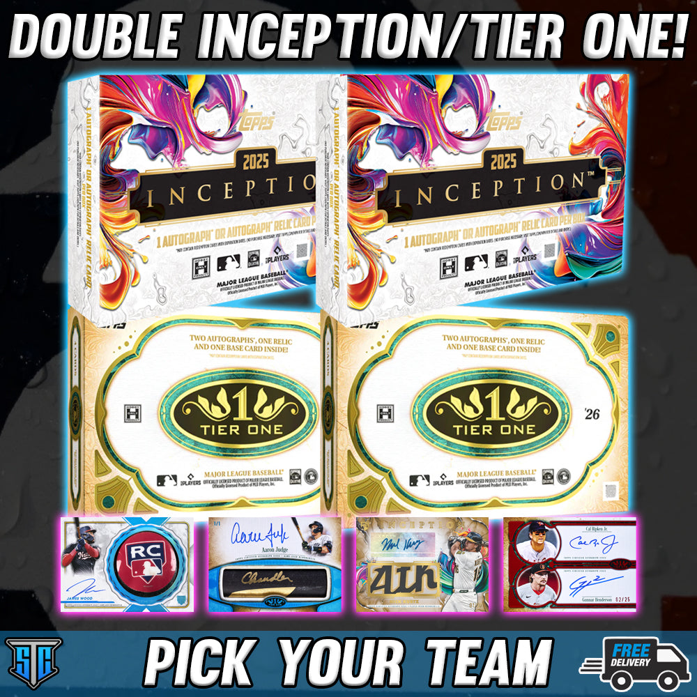 Break 1829 - MLB - Double Inception/Tier One! - PICK YOUR TEAM