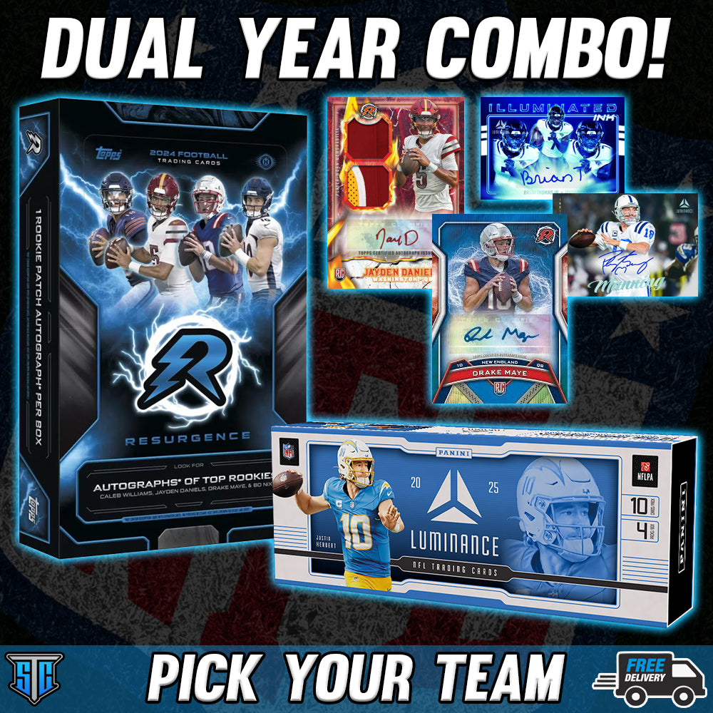 Break 854 - NFL - Dual Year Combo - PICK YOUR TEAM