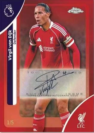 Break 1429 - SOCCER - 2026 Topps Chrome EPL 4 Boxer - PICK YOUR TEAM/PLAYER