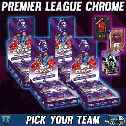 Break 1429 - SOCCER - 2026 Topps Chrome EPL 4 Boxer - PICK YOUR TEAM/PLAYER