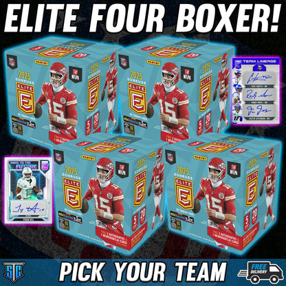 Break 840 - NFL - Elite Four Boxer - PICK YOUR TEAM