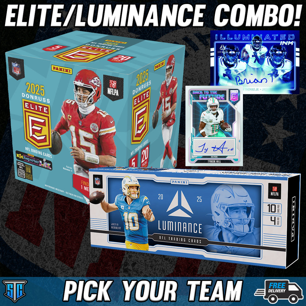 Break 881 NFL Elite/Luminance Combo PICK YOUR TEAM Stomp Break 881 NFL Elite/Luminance Combo PICK YOUR TEAM Stomp