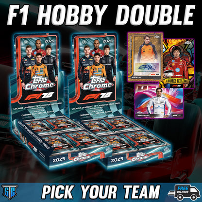 Break 1355 - F1 - 2025 Topps F1 Hobby Double - PICK YOUR TEAM!