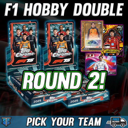 Break 1356 - F1 - 2025 Topps F1 Hobby Double - PICK YOUR TEAM!