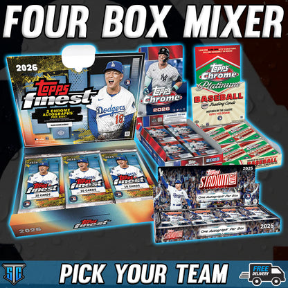Break 2070 - MLB - Four Box Mixer - PICK YOUR TEAM