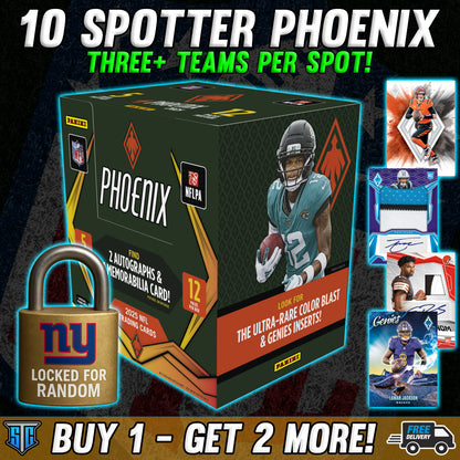 Break 1227 - NFL - 2025 Phoenix - BUY 1 - GET 2 FREE!
