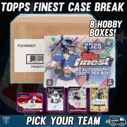 Break 1719 - NFL - Topps Finest Hobby CASE BREAK - PICK YOUR TEAM