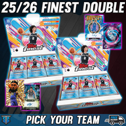 Break 1488 - NBA - 25/26 Topps Finest Double - PICK YOUR TEAM