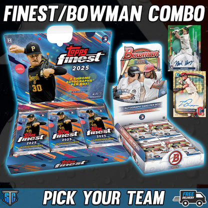 Break 1027 - MLB - Topps Finest/Bowman Combo!  - PICK YOUR TEAM