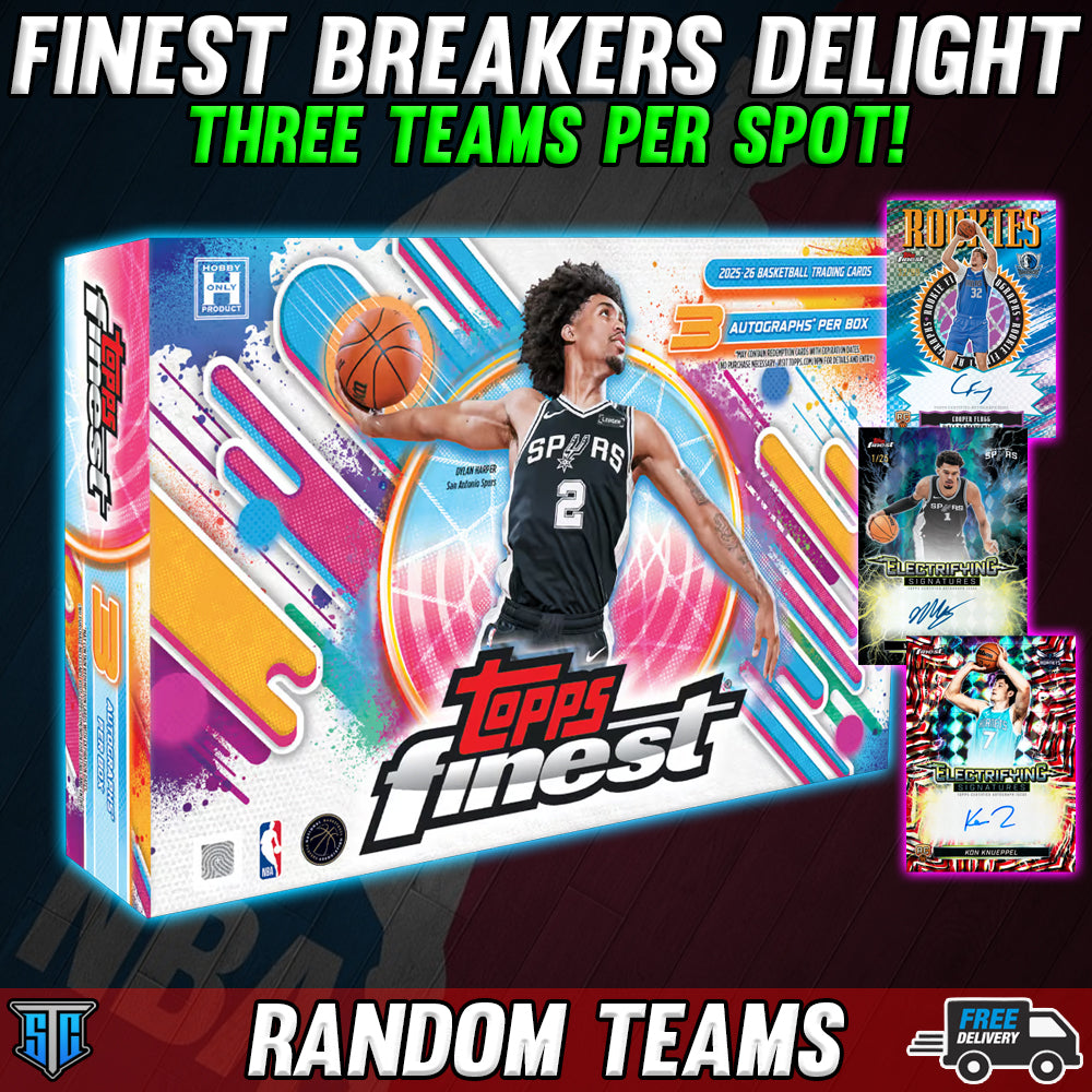 Break 1555 - NBA - Topps Finest BREAKER'S DELIGHT - THREE TEAMS PER SPOT