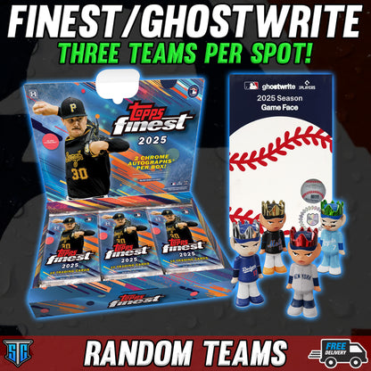 Break 916 - MLB - 10 Spotter Finest/Ghostwrite Combo - THREE TEAMS PER SPOT!