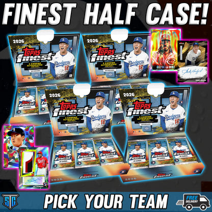 Break 2083 - MLB - 2026 Topps Finest Half Case! - PICK YOUR TEAM