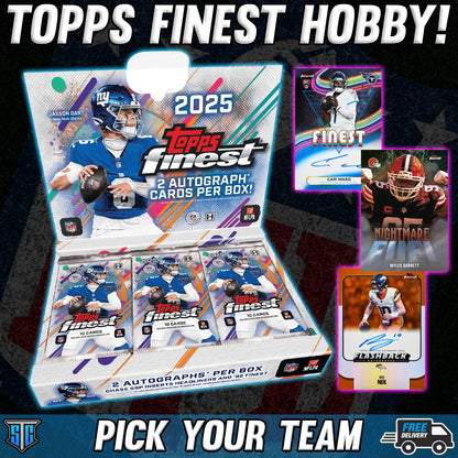 Break 1735 - NFL - Topps Finest Hobby - PICK YOUR TEAM