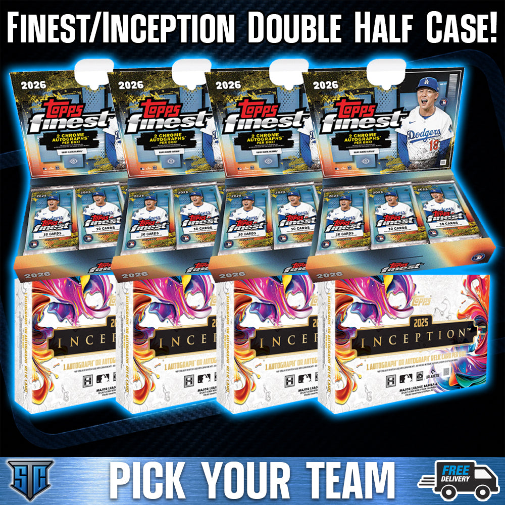 Break 2149 - MLB - Topps Finest/Inception Double Half Case! - PICK YOUR TEAM