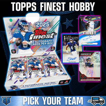 Break 2130 - NFL - Topps Finest Hobby - PICK YOUR TEAM