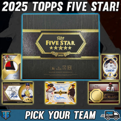 Break 1368 - MLB - 2025 Topps Five Star - PICK YOUR TEAM