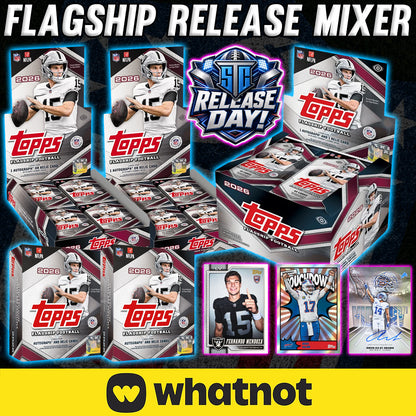 2026 Topps Flagship NFL Release Mixer - WHATNOT EXCLUSIVE