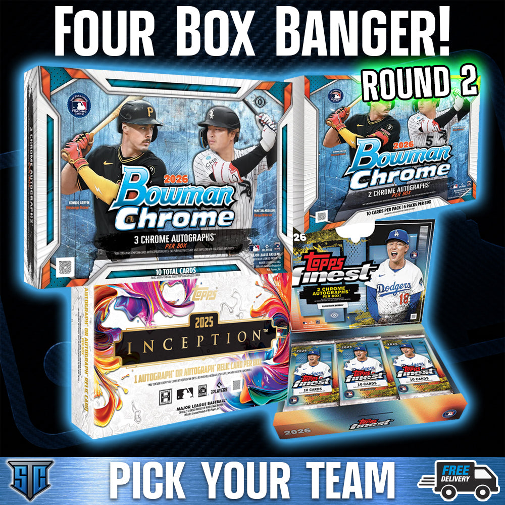 Break 2104 - MLB - Four Box Banger ROUND 2 - PICK YOUR TEAM
