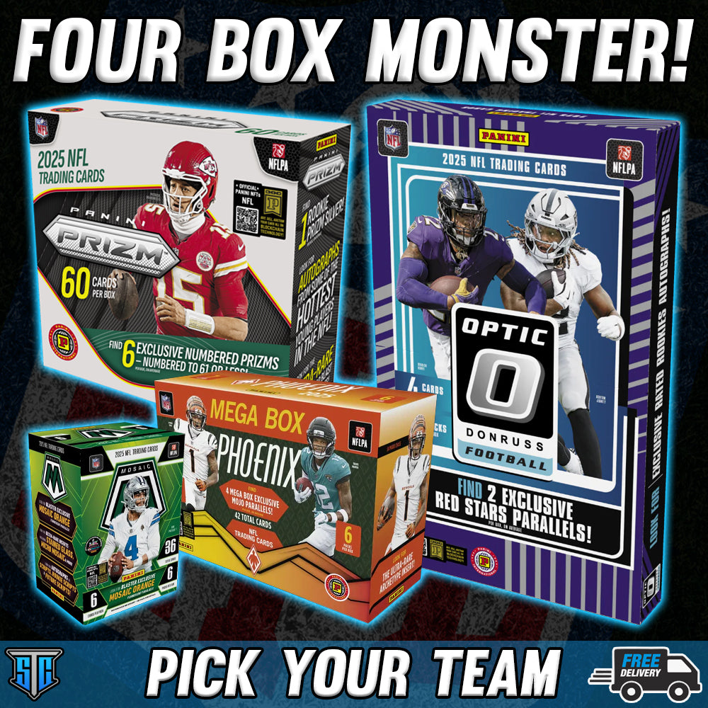 Break 1530 - NFL - Four Box Monster! - PICK YOUR TEAM