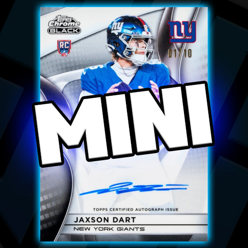 Discounted Mini for GIANTS & more! - Break 1875 - NFL - Chrome Black Triple