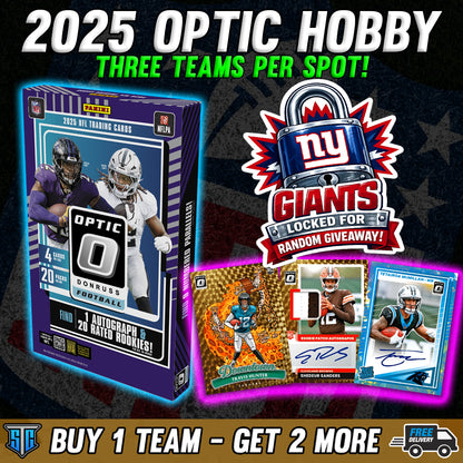Break 1378 - NFL - Optic Hobby - BUY ONE, GET TWO FREE!