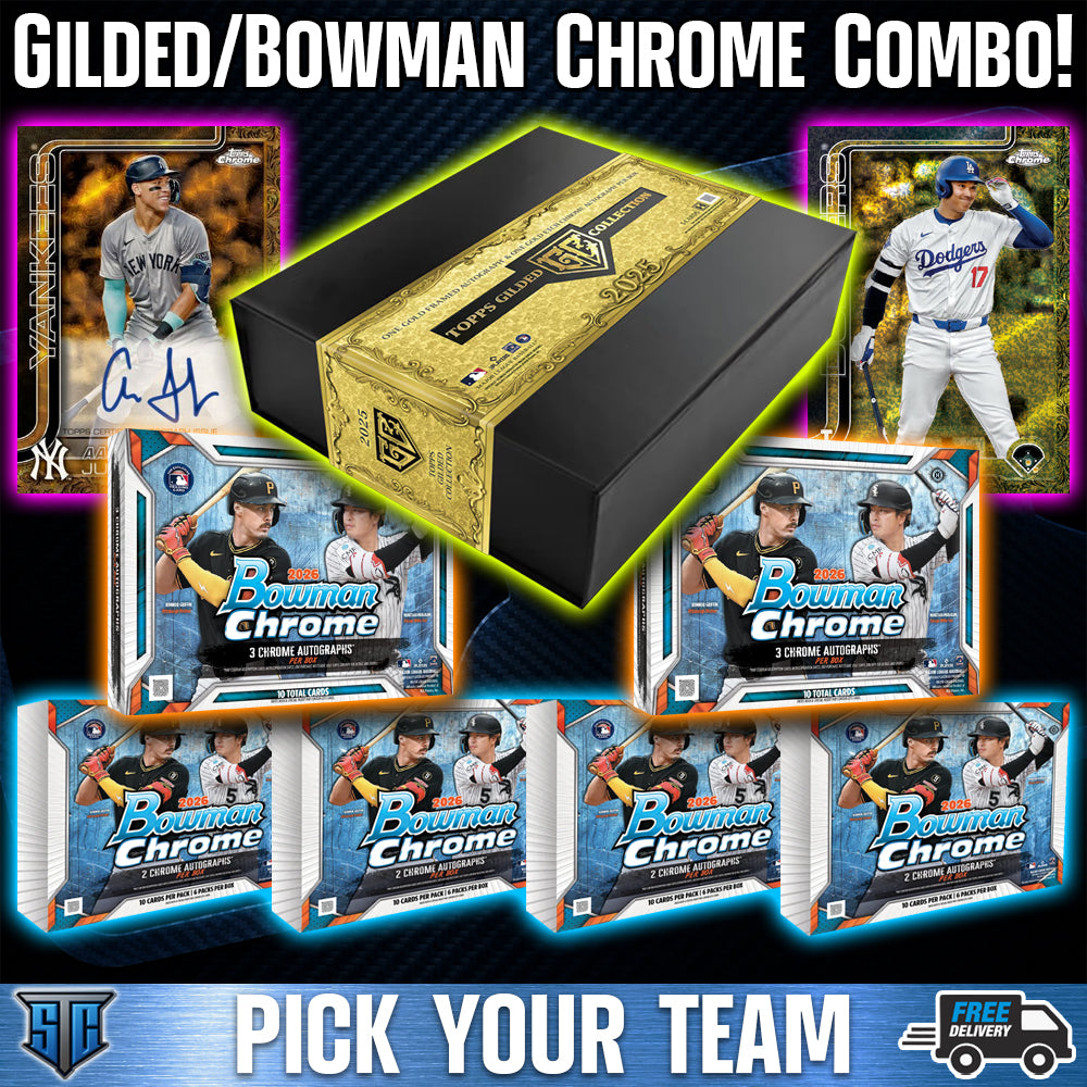 Break 2117- MLB - Gilded/Bowman Chrome Combo! - PICK YOUR TEAM
