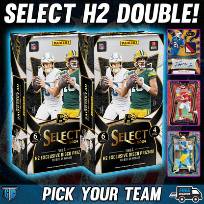 Break 820 - NFL - Select H2 Double - PICK YOUR TEAM
