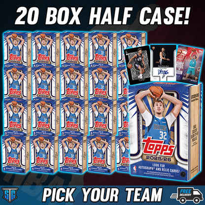 Break 1074 - NBA - 25/26 Topps Value Box HALF CASE - PICK YOUR TEAM