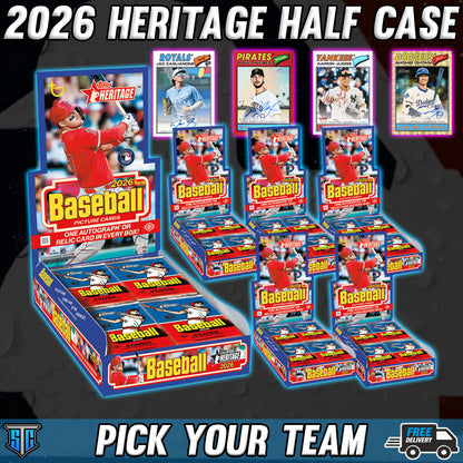 Break 1578 - MLB - 2026 Heritage Half Case - PICK YOUR TEAM