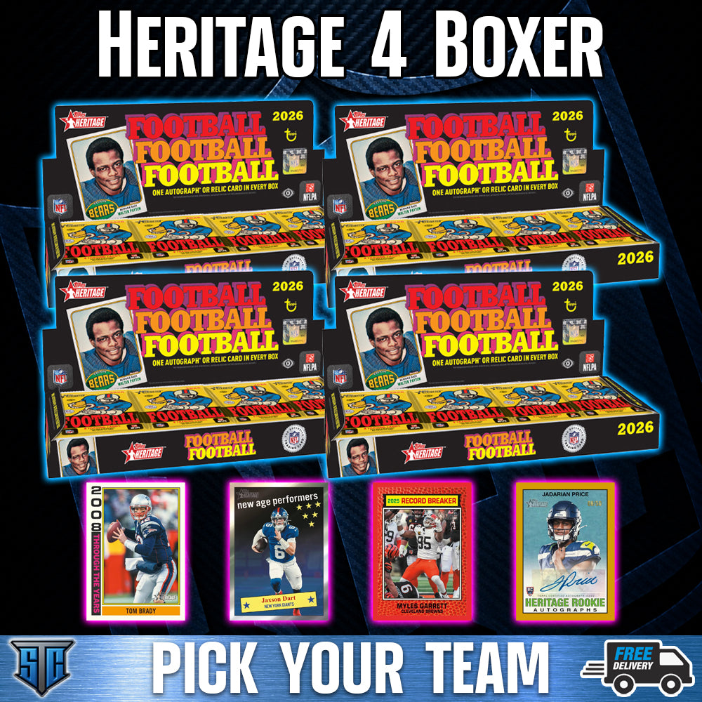 Break 2195 - NFL - 2026 Heritage 4 Boxer - PICK YOUR TEAM