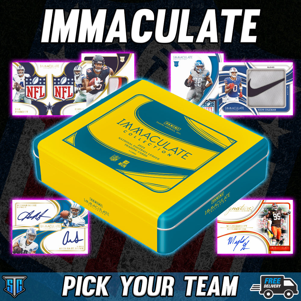 Break 1290 - NFL - 2024 Immaculate - PICK YOUR TEAM – Stomp Trading Cards