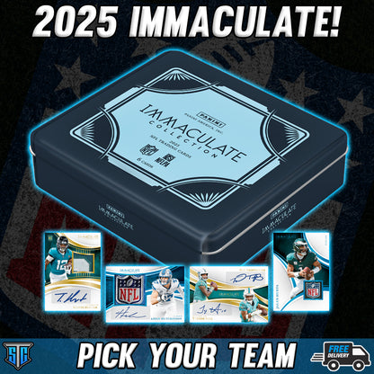 Break 1318 - NFL - 2025 Immaculate Hobby - PICK YOUR TEAM